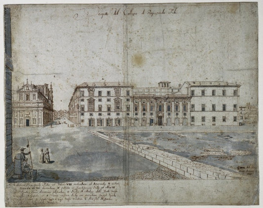 View of Rome with St. Peter's and Castel Sant' Angelo in the Distance, 1685 - Gaspare Vanvitelli - Gaspar van Wittel