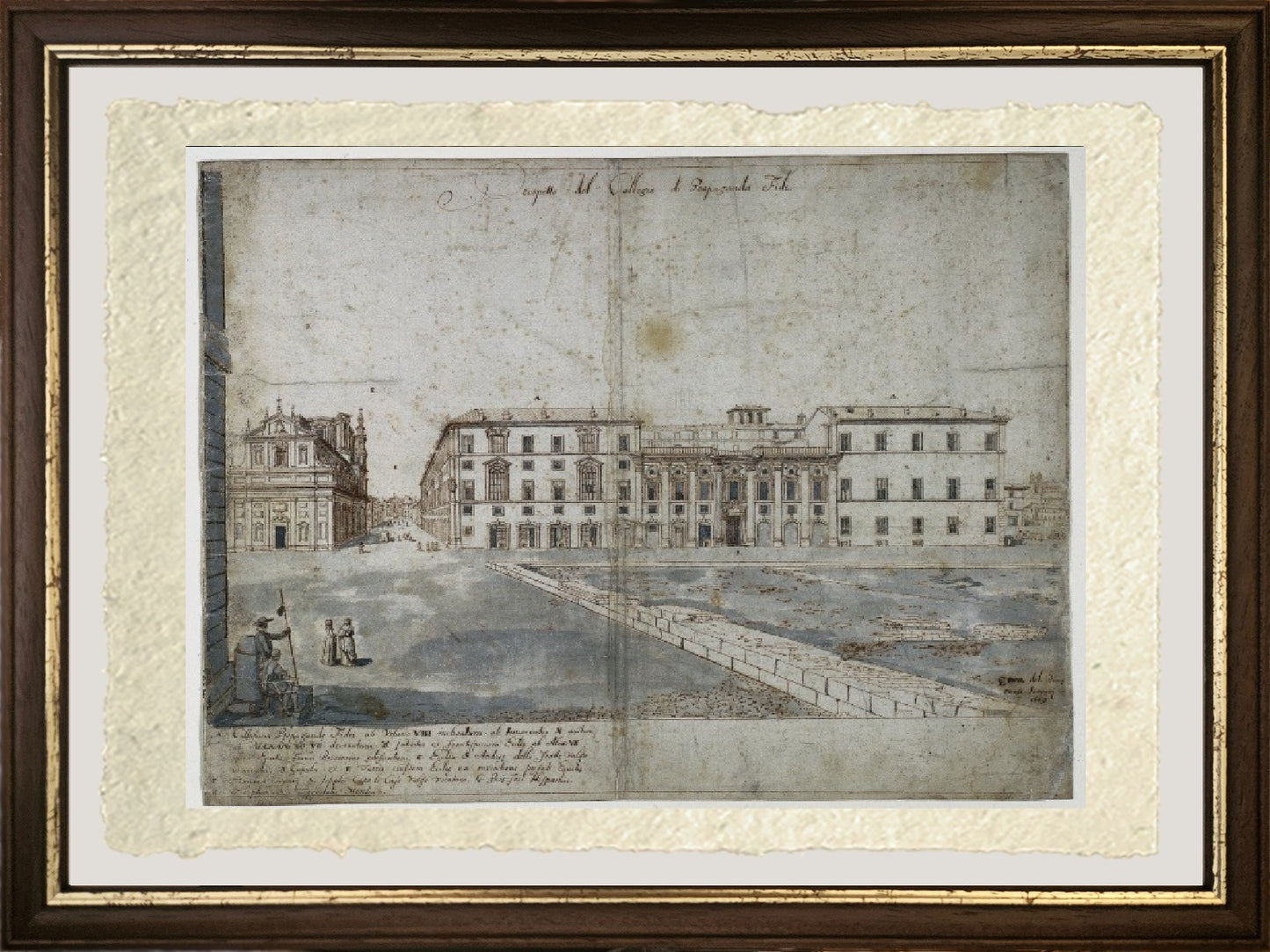 View of Rome with St. Peter's and Castel Sant' Angelo in the Distance, 1685 - Gaspare Vanvitelli - Gaspar van Wittel