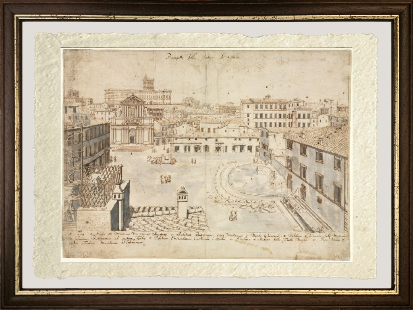 View of Rome with St. Peter's and Castel Sant' Angelo in the Distance, 1685 - Gaspare Vanvitelli - Gaspar van Wittel