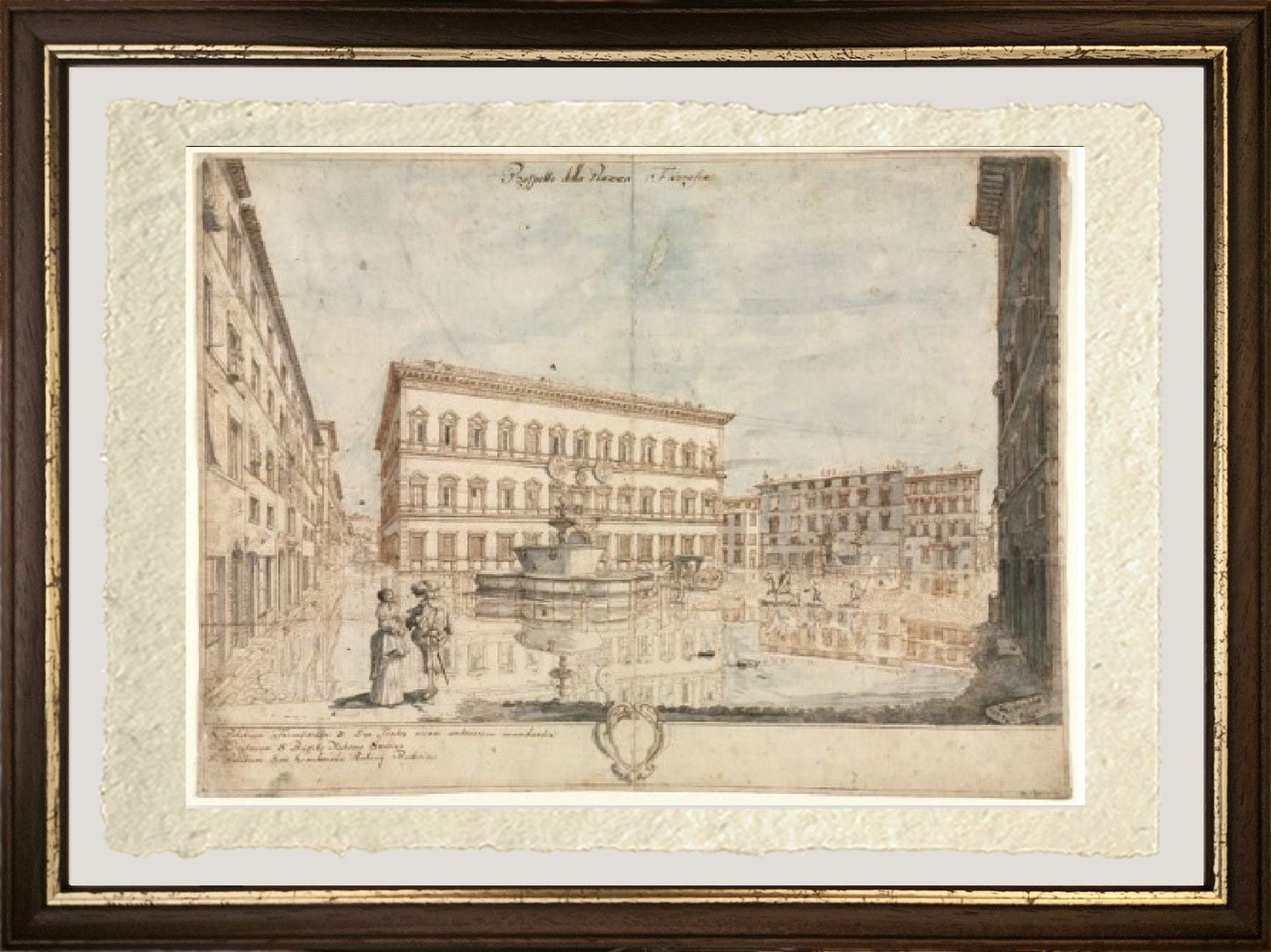 View of Rome with St. Peter's and Castel Sant' Angelo in the Distance, 1685 - Gaspare Vanvitelli - Gaspar van Wittel