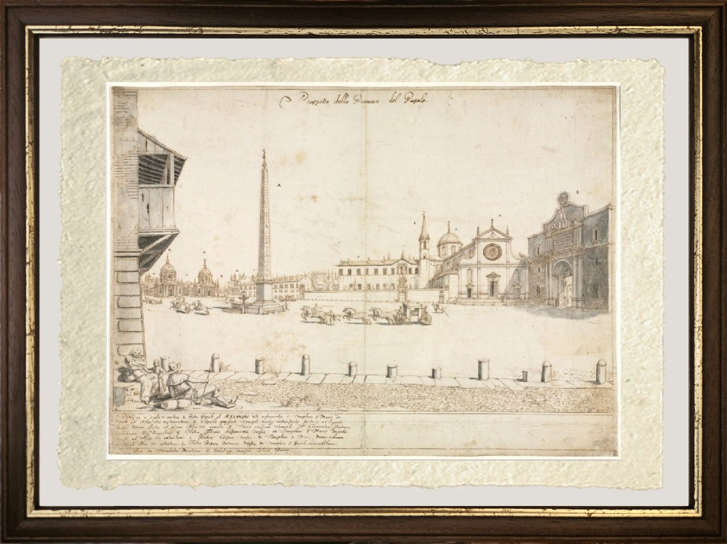 View of Rome with St. Peter's and Castel Sant' Angelo in the Distance, 1685 - Gaspare Vanvitelli - Gaspar van Wittel