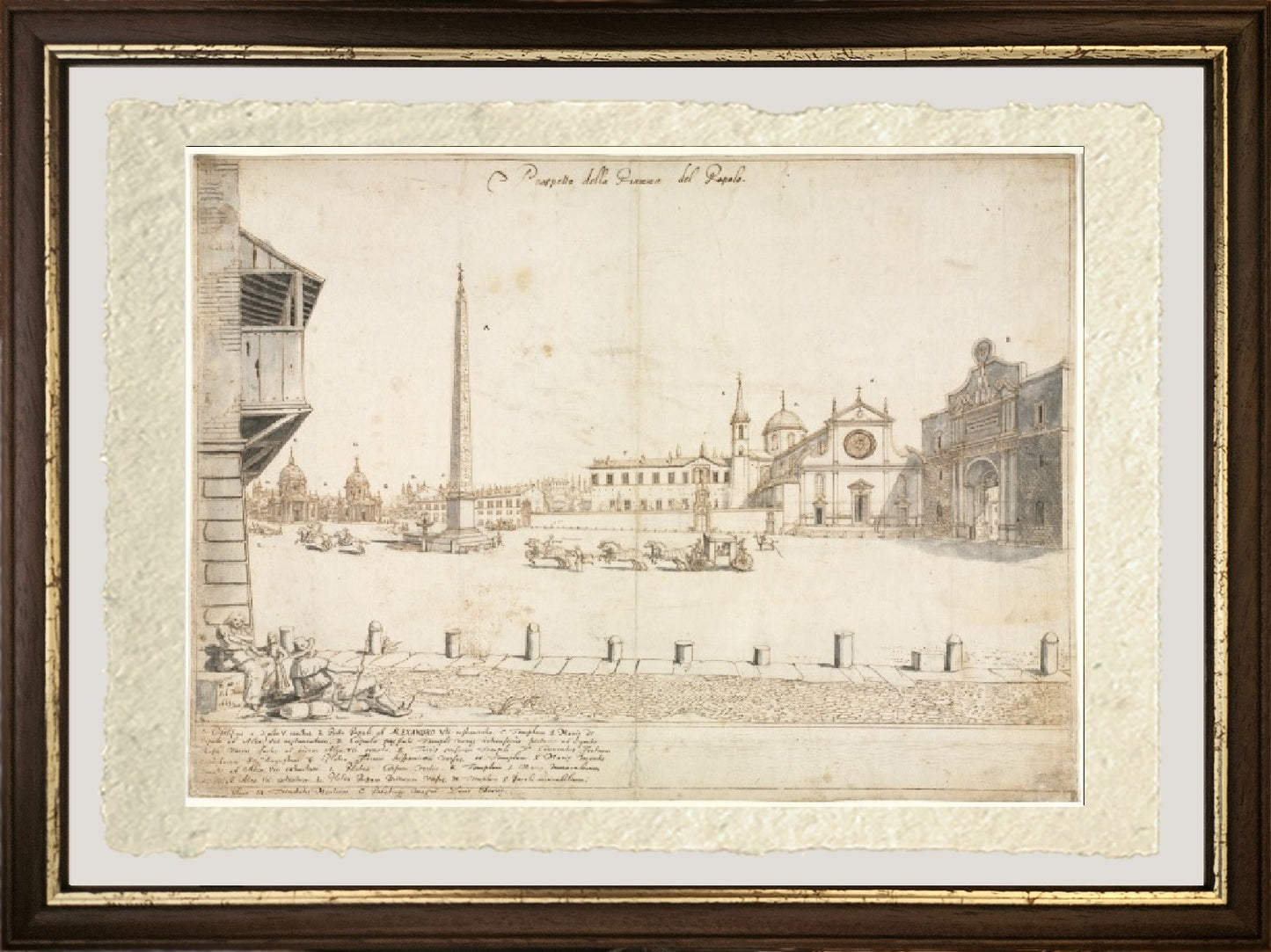 View of Rome with St. Peter's and Castel Sant' Angelo in the Distance, 1685 - Gaspare Vanvitelli - Gaspar van Wittel