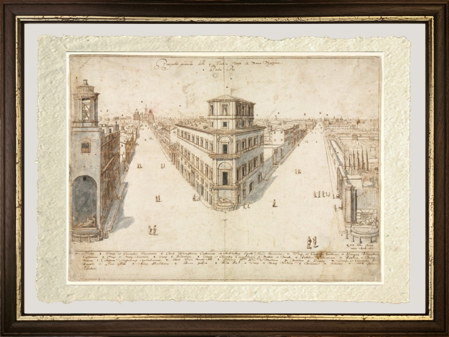 View of Rome with St. Peter's and Castel Sant' Angelo in the Distance, 1685 - Gaspare Vanvitelli - Gaspar van Wittel