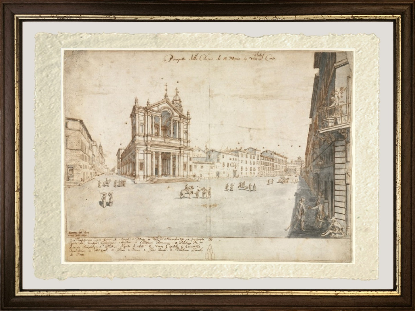 View of Rome with St. Peter's and Castel Sant' Angelo in the Distance, 1685 - Gaspare Vanvitelli - Gaspar van Wittel