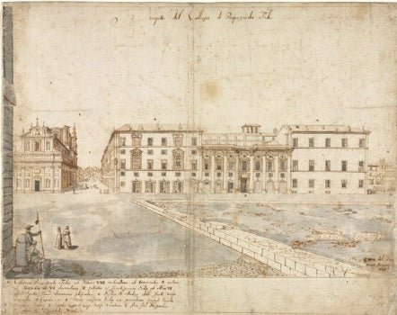 View of Rome with St. Peter's and Castel Sant' Angelo in the Distance, 1685 - Gaspare Vanvitelli - Gaspar van Wittel