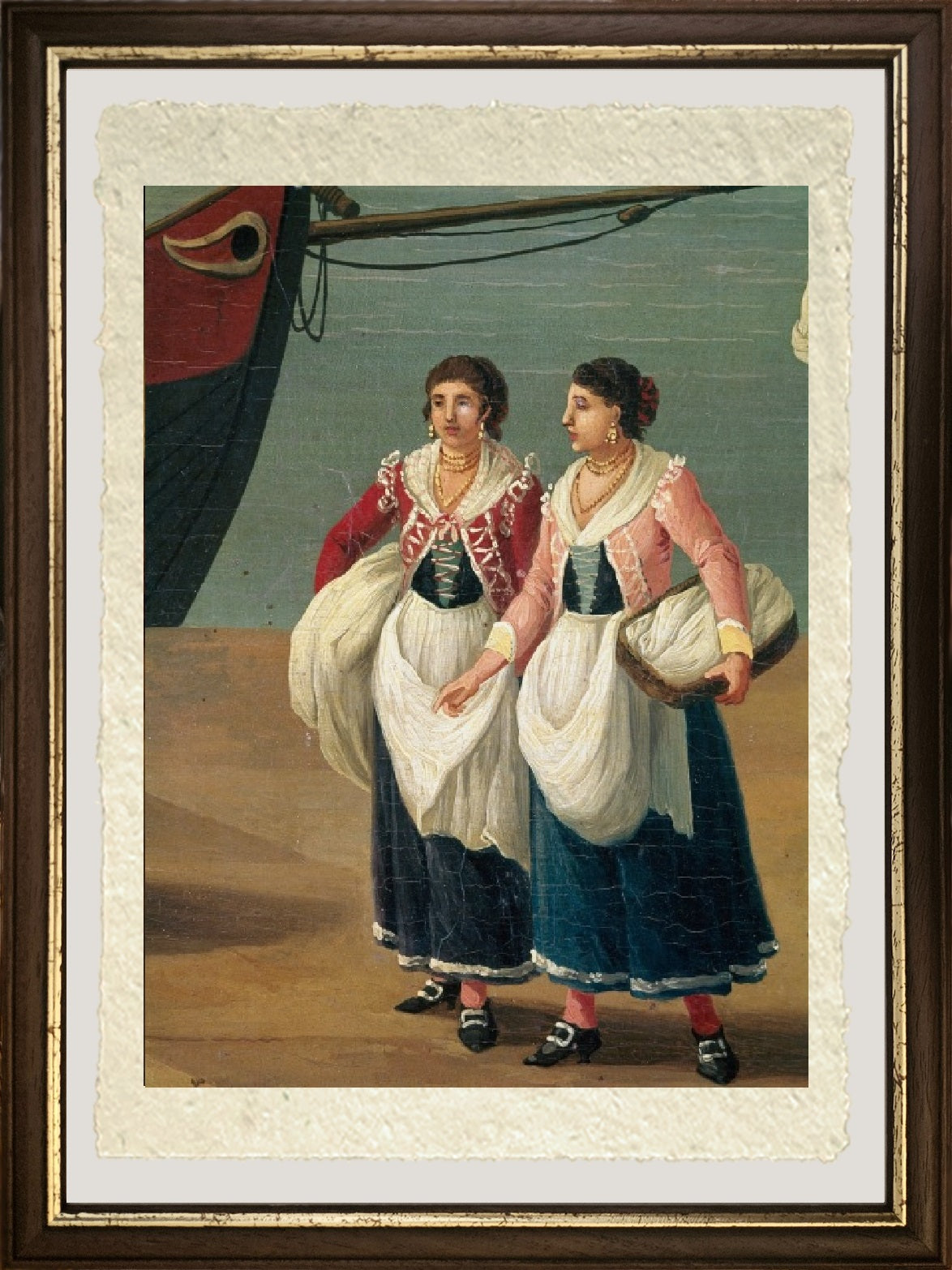 Due giovani ragazze di Monopoli - Jakob-Philipp Hackert