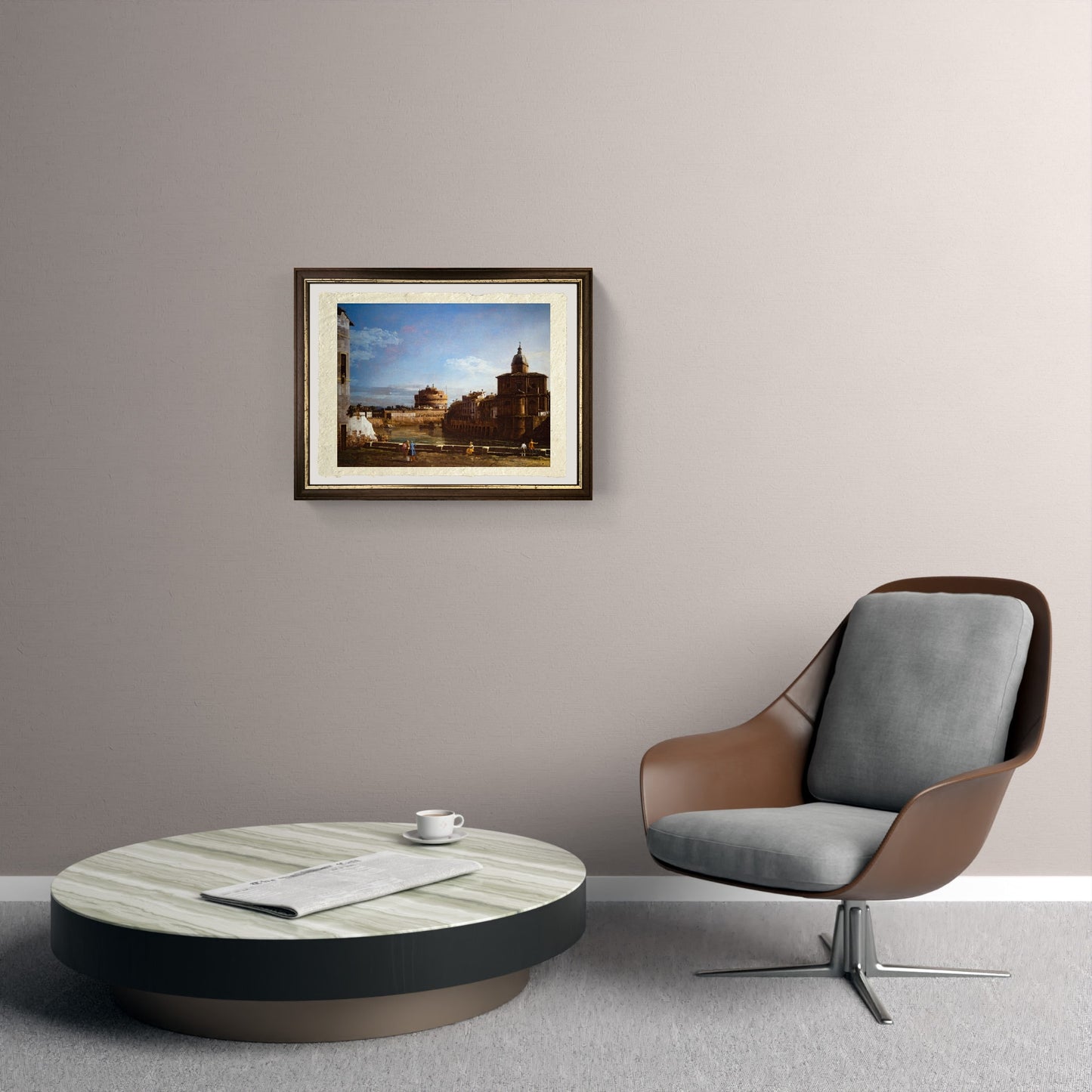 Two Views of Rome - Bernardo Bellotto