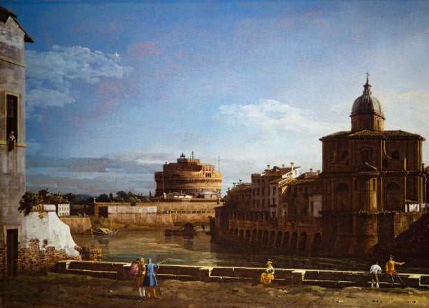 Two Views of Rome - Bernardo Bellotto