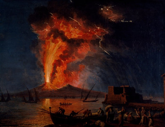 Eruzione del Vesuvio - Jakob-Philipp Hackert