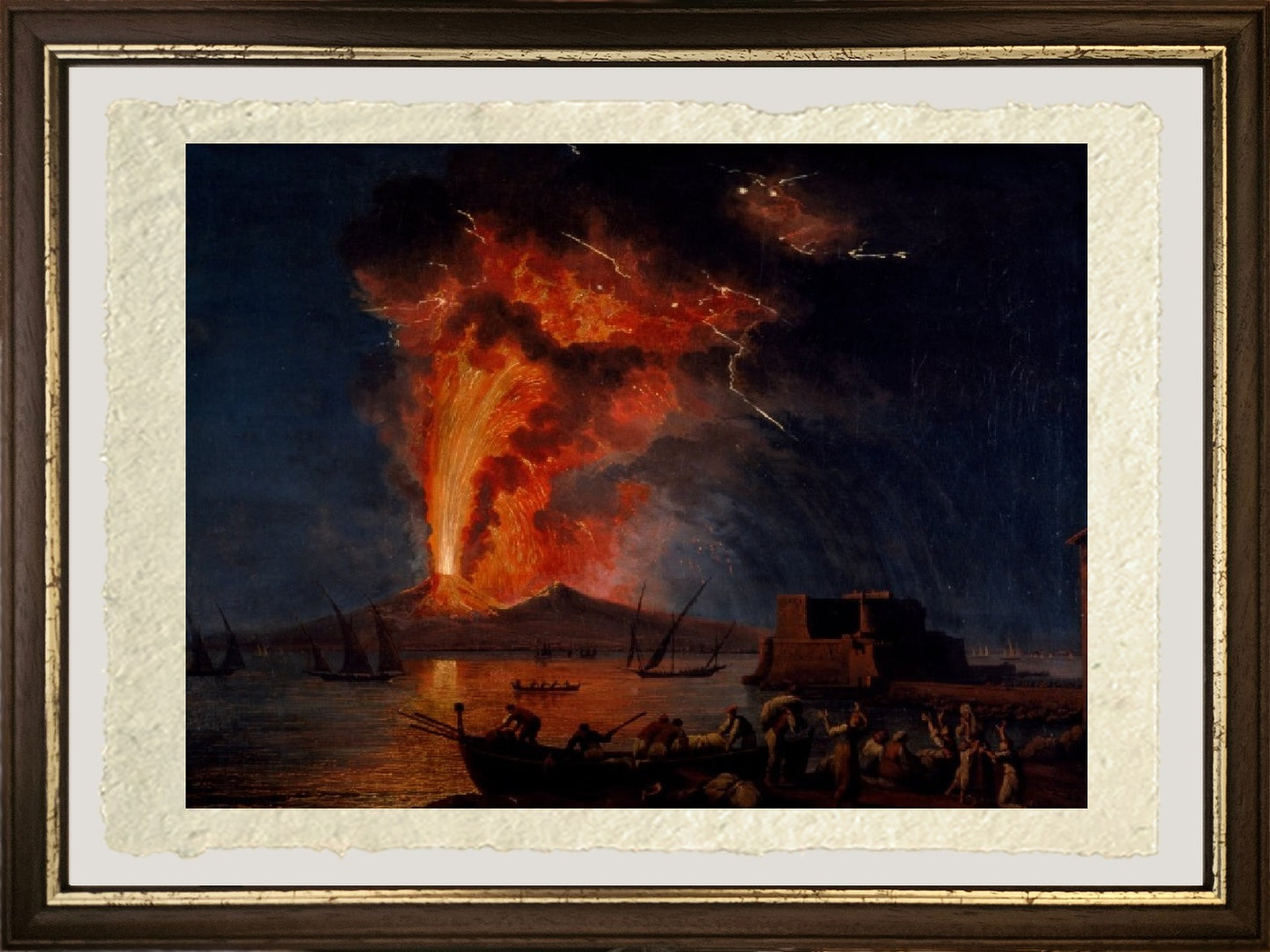Eruzione del Vesuvio - Jakob-Philipp Hackert