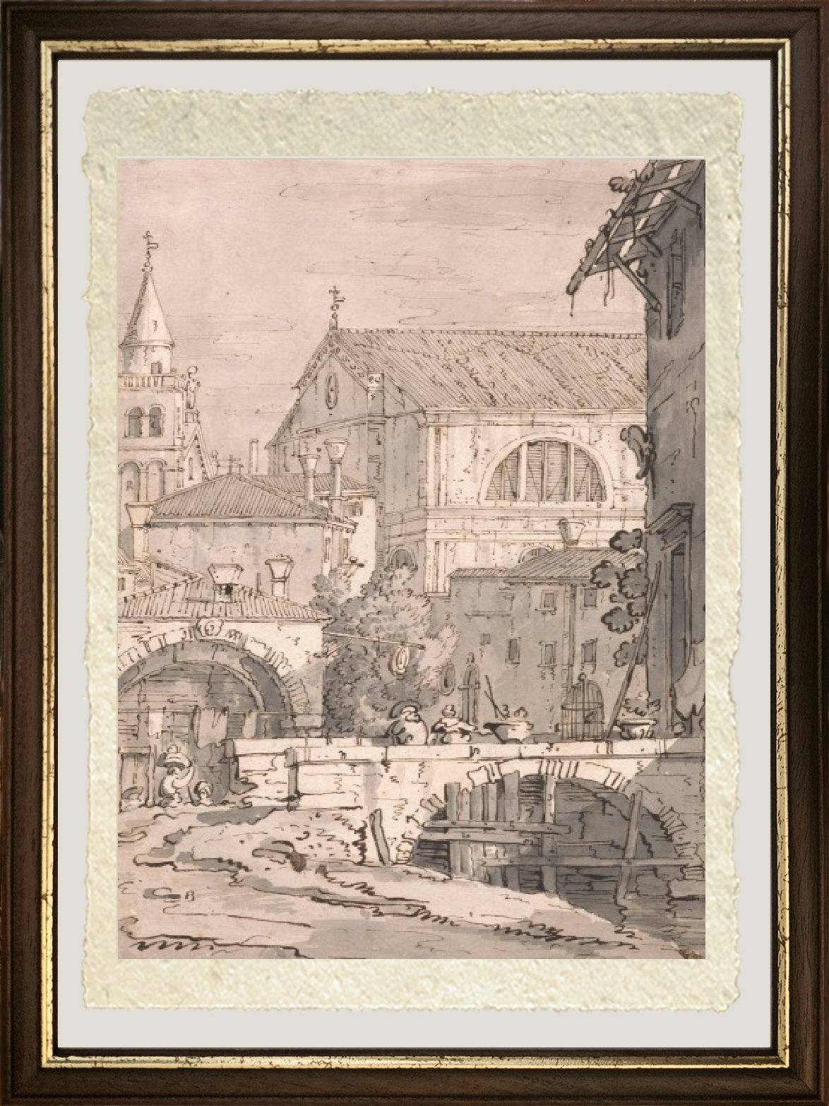 Venetian Fantasy - Giovanni Antonio Canal known as Canaletto