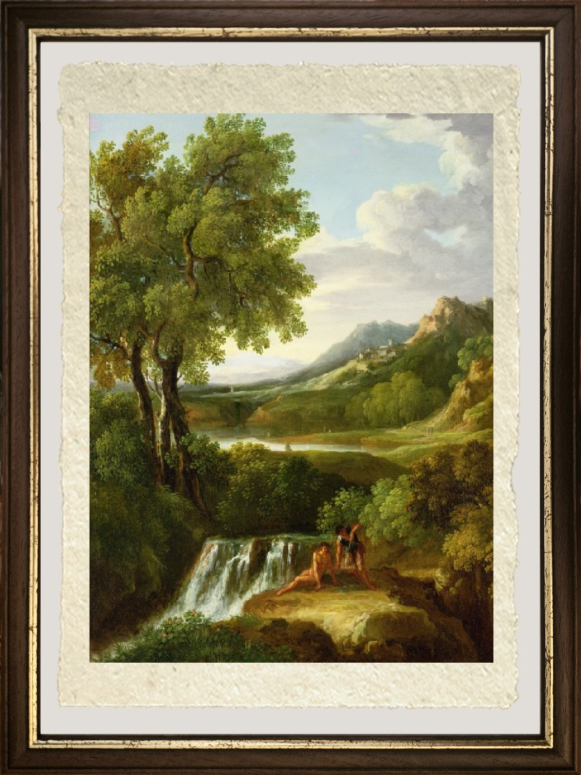 Figure in un paesaggio classico - Jan Frans van Bloemen