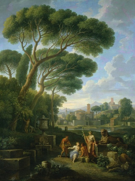 Figure in un paesaggio romano - Jan Frans van Bloemen