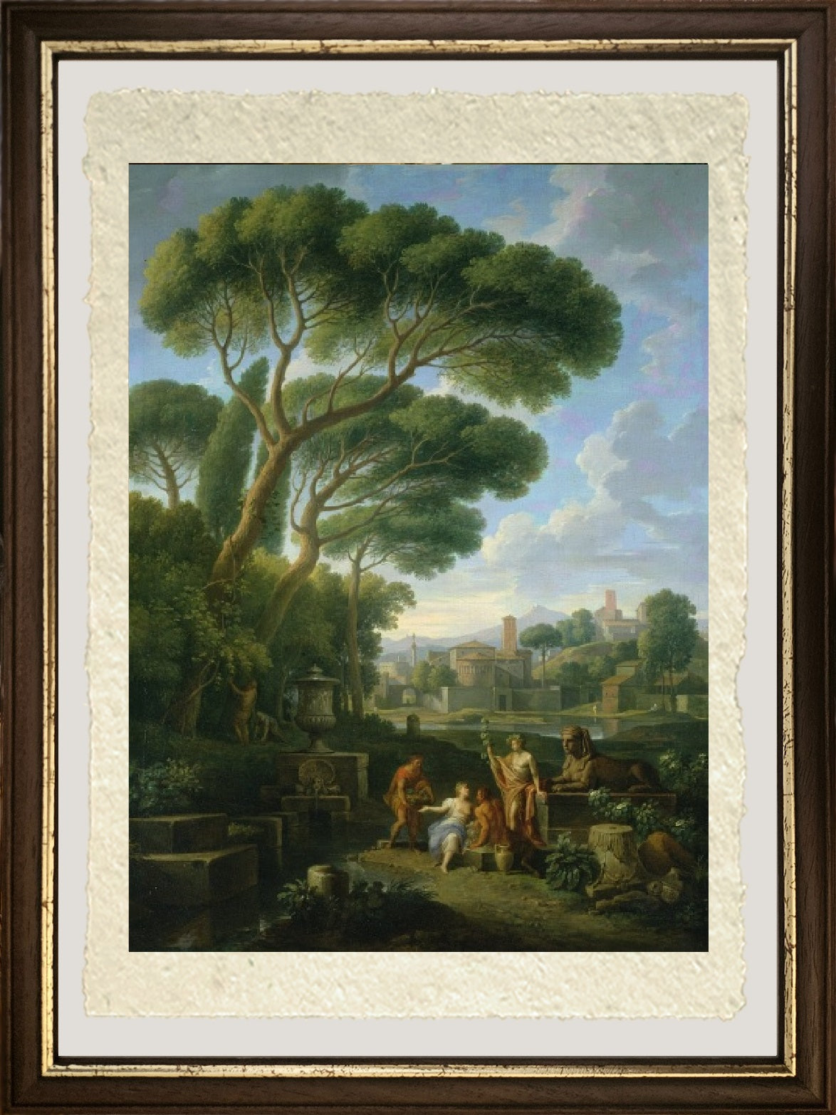 Figure in un paesaggio romano - Jan Frans van Bloemen