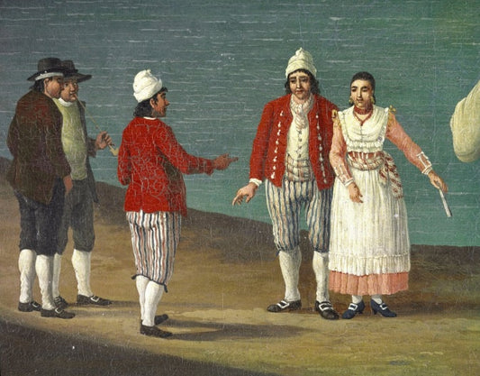 Gente di Gallipoli - Jacob-Philipp Hackert