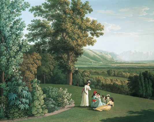 Giardino inglese al Palazzo di Caserta - Jakob-Philipp Hackert
