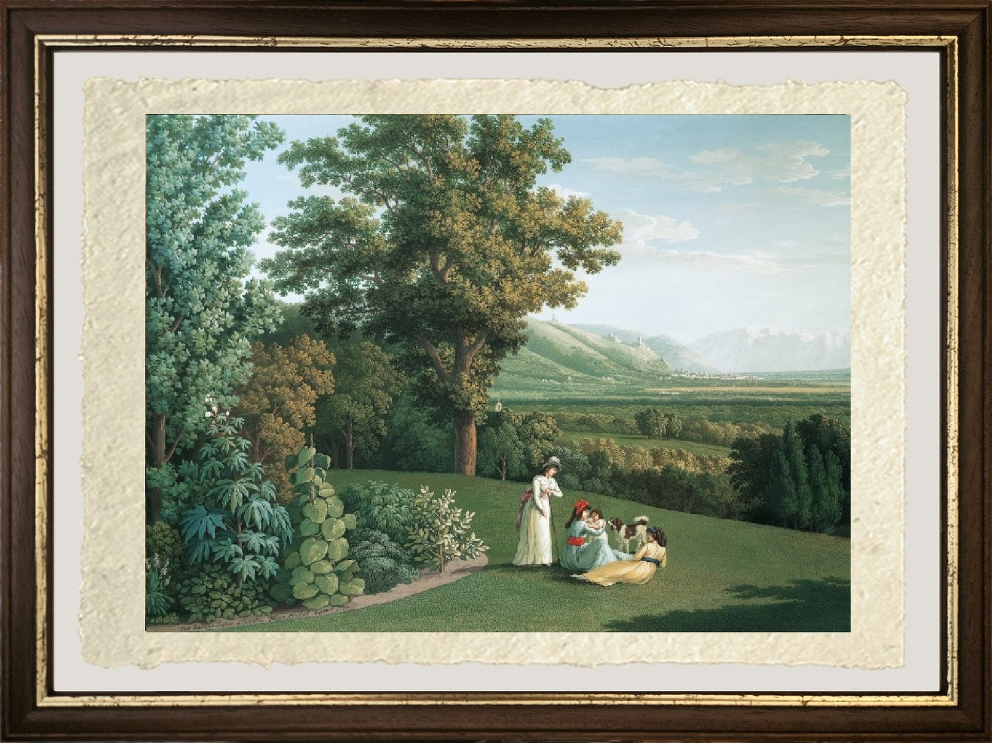 Giardino inglese al Palazzo di Caserta - Jakob-Philipp Hackert