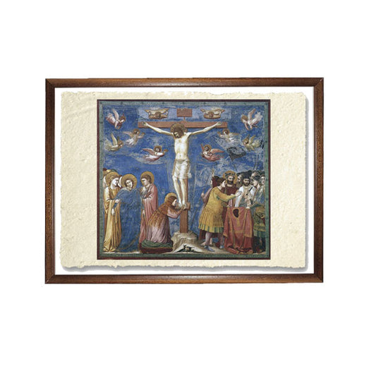 The Crucifixion, Giotto. Reproduction on Amalfi paper