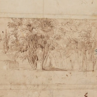 I Giardini della Villa Medici - Gaspare Vanvitelli - Gaspar van Wittel