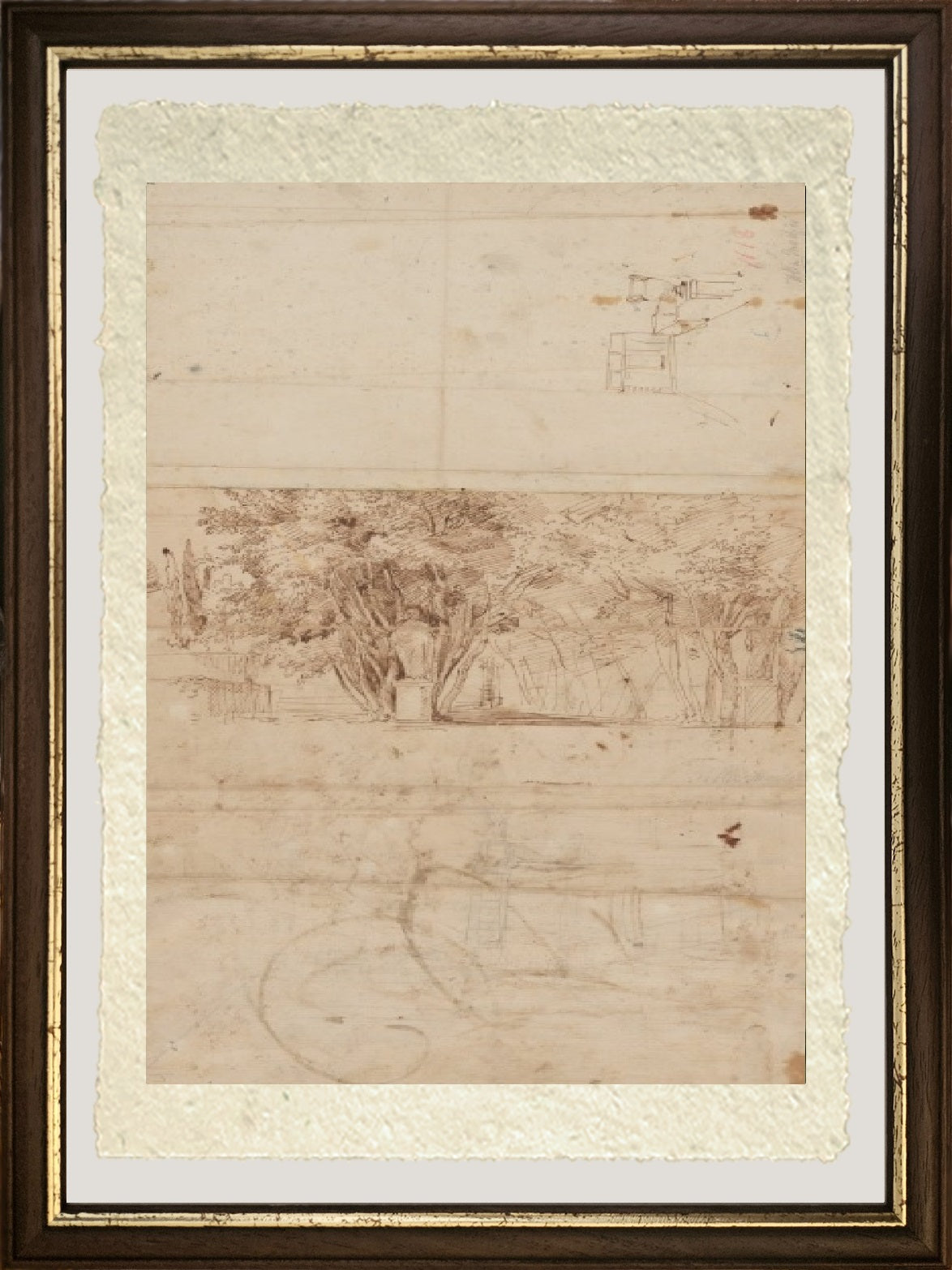 I Giardini della Villa Medici - Gaspare Vanvitelli - Gaspar van Wittel
