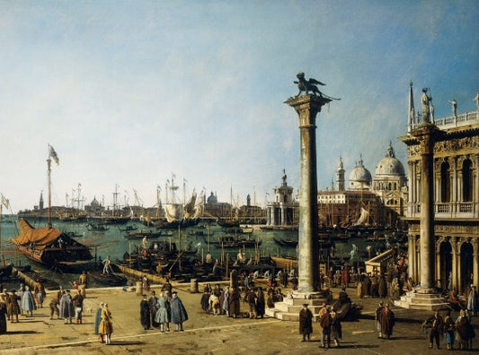 Il Bacino di S. Marco, Venezia, dalla Piazzetta - Giovanni Antonio Canal detto Canaletto