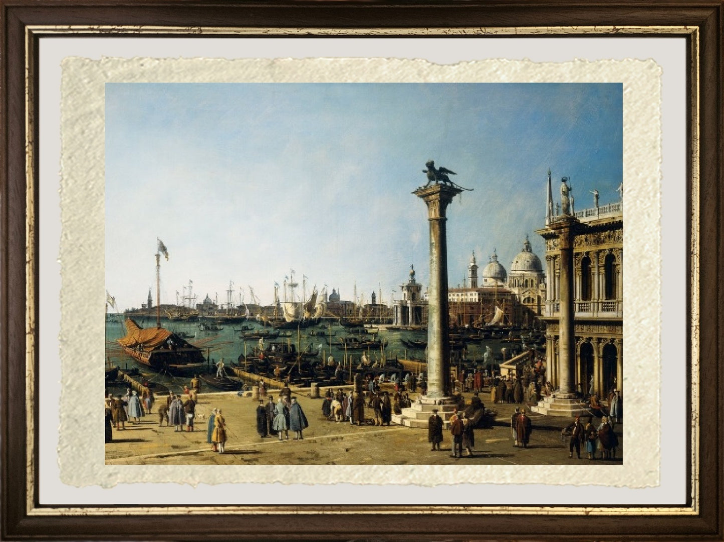 Il Bacino di S. Marco, Venezia, dalla Piazzetta - Giovanni Antonio Canal detto Canaletto