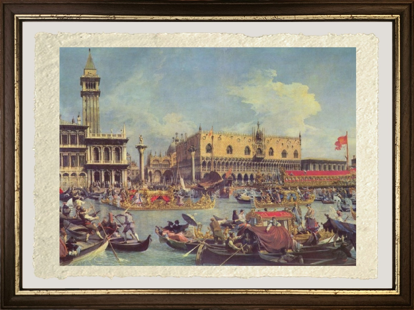 Il Bucintoro davanti al Palazzo Ducale - Giovanni Antonio Canal detto Canaletto
