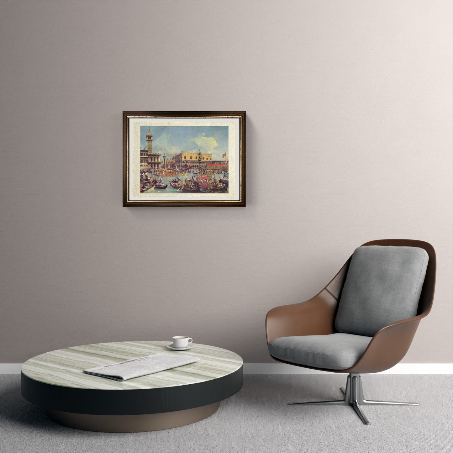 Il Bucintoro davanti al Palazzo Ducale - Giovanni Antonio Canal detto Canaletto