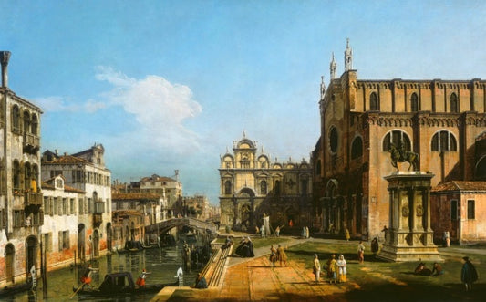 Il Campo di SS. Giovanni e Paolo, Venezia - Bernardo Bellotto