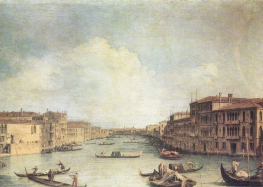 The Grand Canal - Giovanni Antonio Canal, known as Canaletto