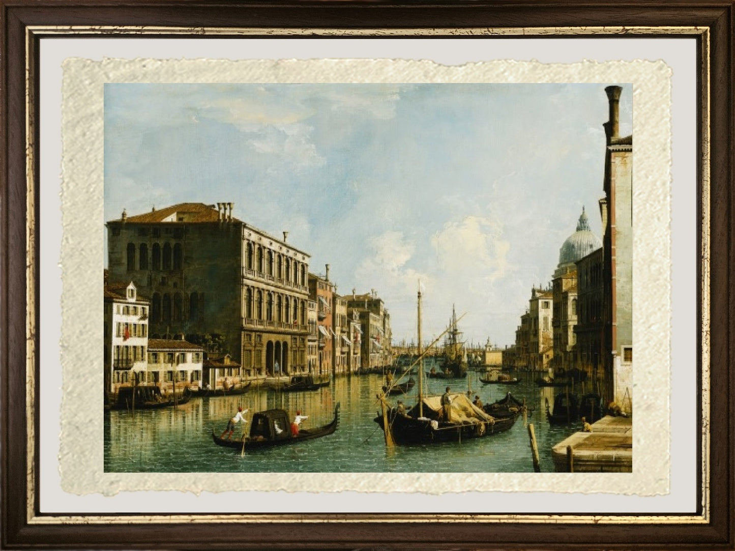 Il Canal Grande, Venezia, vista verso est dal Campo S. Vio - Giovanni Antonio Canal detto Canaletto