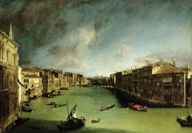 The Grand Canal, view of Palazzo Balbi - Giovanni Antonio Canal, known as Canaletto