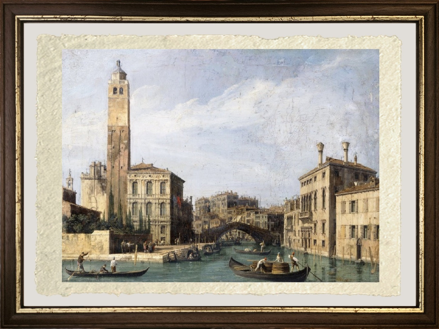 Il Canal Grande con San Geremia - Giovanni Antonio Canal detto Canaletto