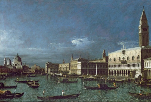 Il Canal Grande con la Chiesa di Santa Maria della Salute, XVIII secolo - Bernardo Bellotto