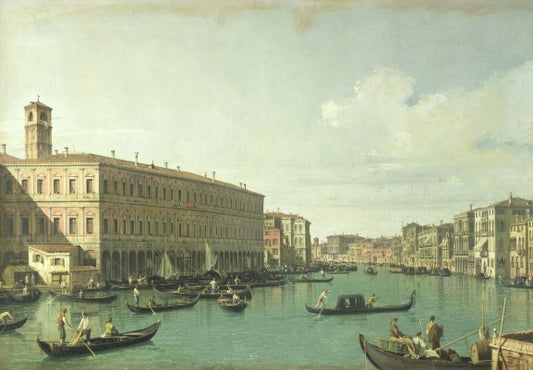 Il Canal Grande dal Ponte di Rialto - Giovanni Antonio Canal detto Canaletto