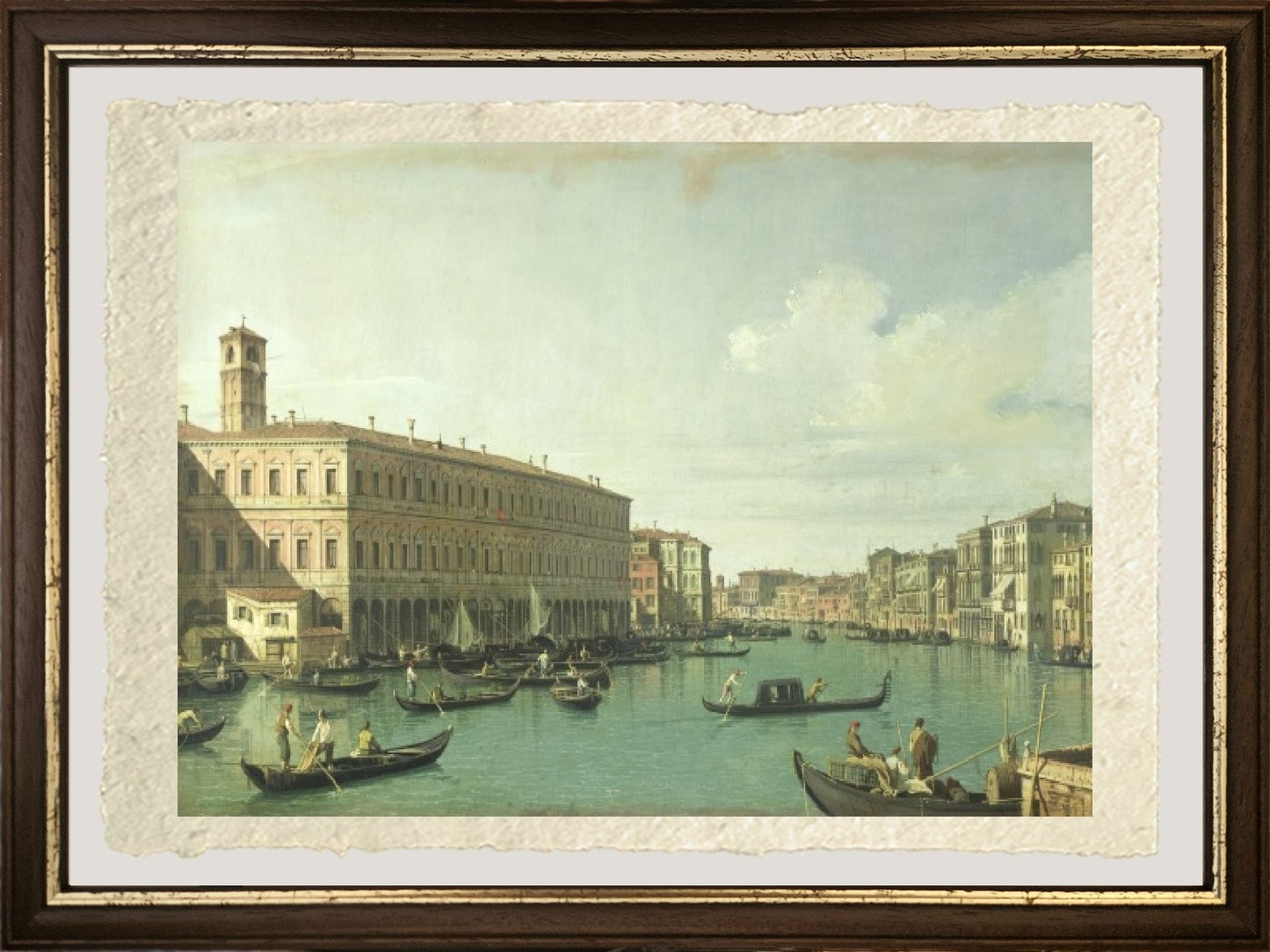 Il Canal Grande dal Ponte di Rialto - Giovanni Antonio Canal detto Canaletto