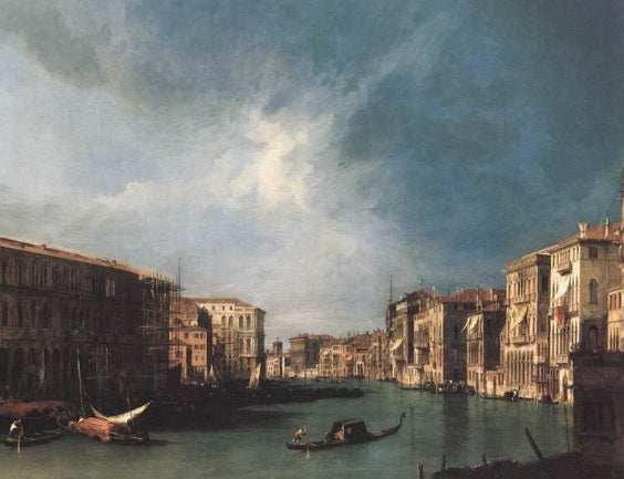 Il Canal Grande dal Rialto verso nord - Giovanni Antonio Canal detto Canaletto