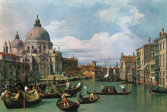 Il Canal Grande e la Chiesa della Salute - Giovanni Antonio Canal detto Canaletto