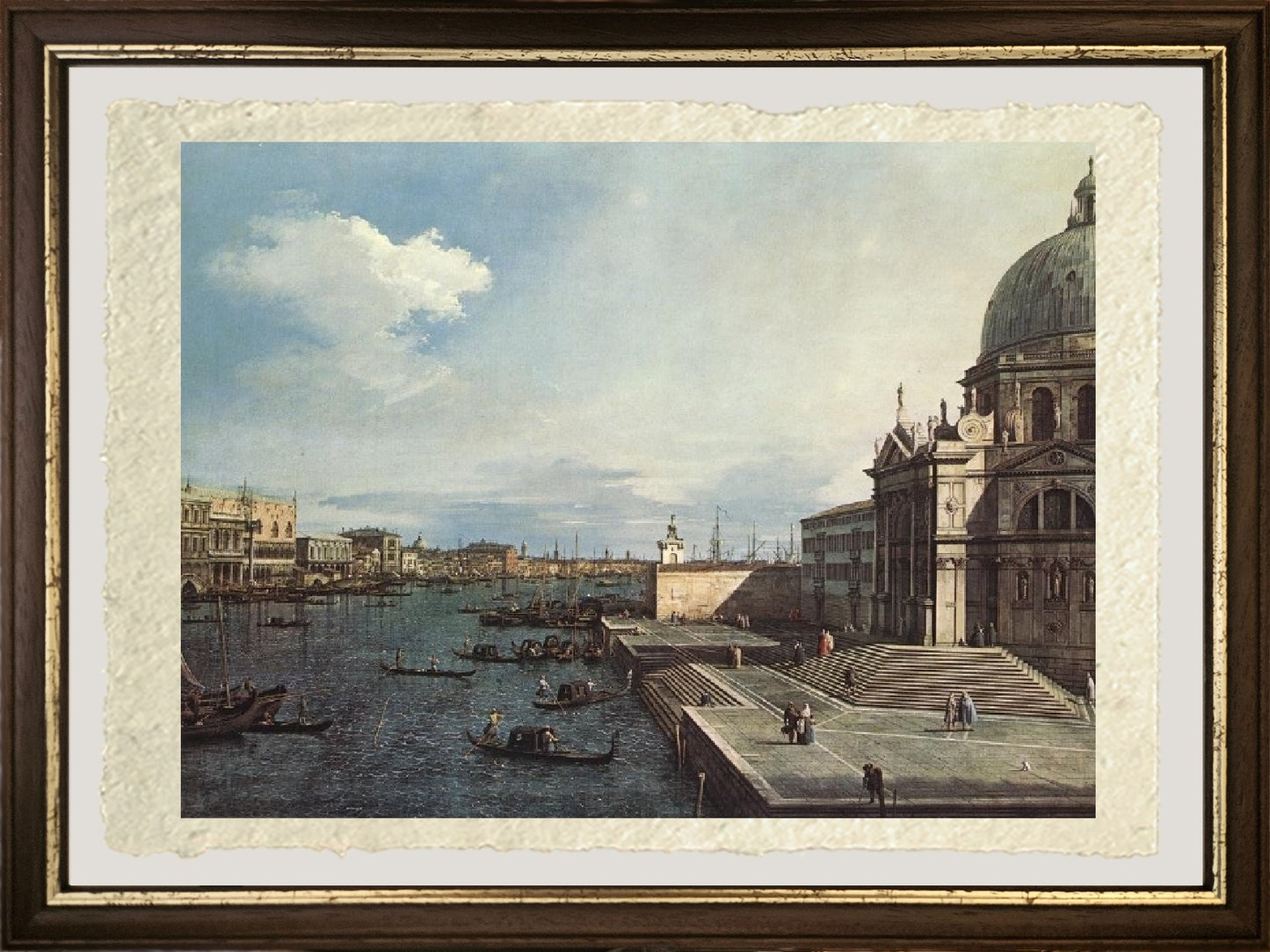The Grand Canal near the Church of St Mary of Health - Giovanni Antonio Canal, known as Canaletto