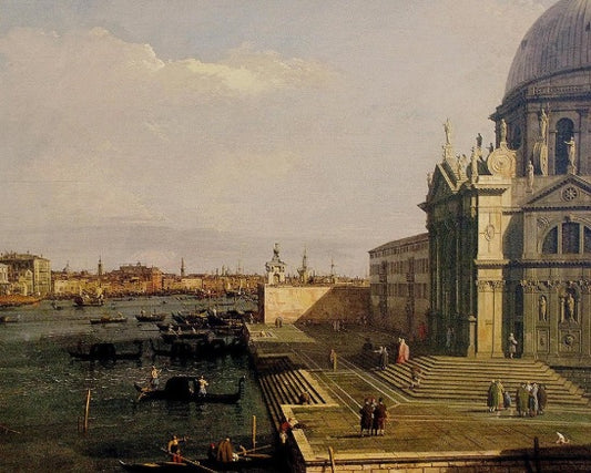 The Grand Canal near the Church of St Mary of Health - Giovanni Antonio Canal, known as Canaletto