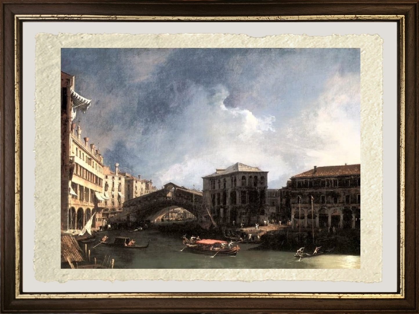 Il Canal Grande vicino al Ponte di Rialto - Giovanni Antonio Canal detto Canaletto