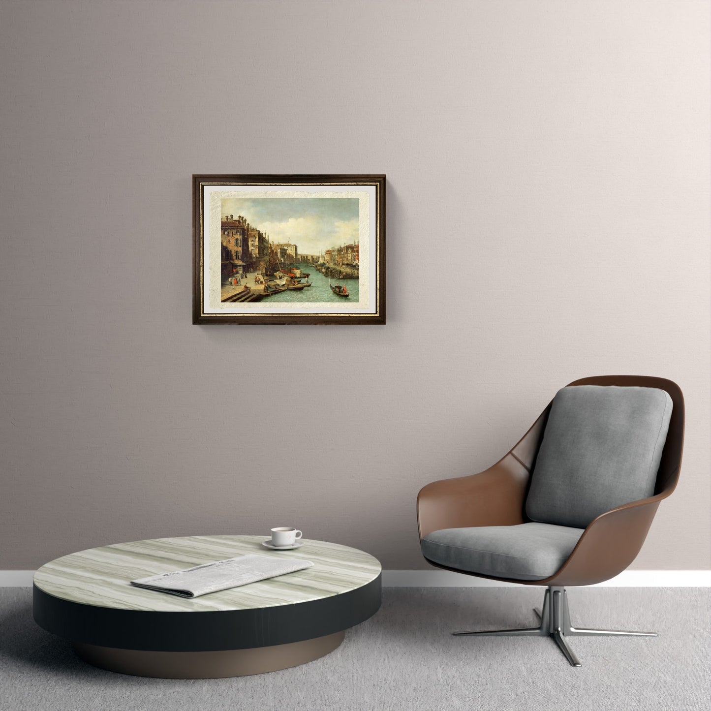 Il Canal Grande vicino al Ponte di Rialto, 1730 - Giovanni Antonio Canal detto Canaletto