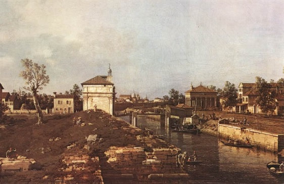 The Brenta Canal in Padua - Giovanni Antonio Canal, known as Canaletto