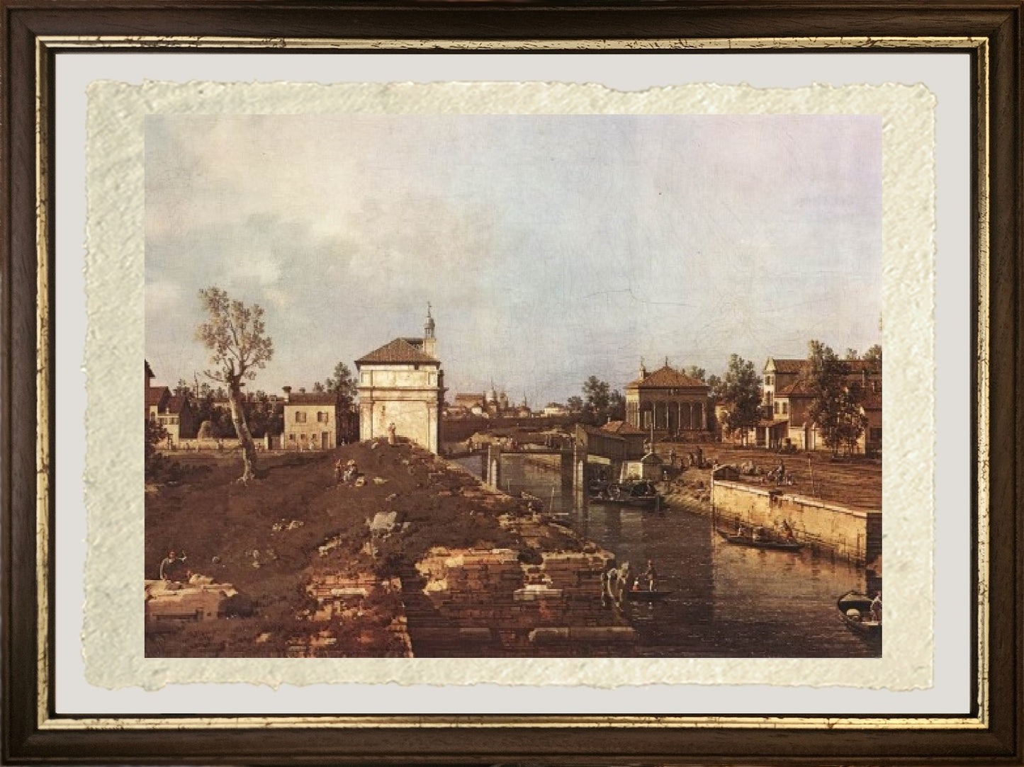 The Brenta Canal in Padua - Giovanni Antonio Canal, known as Canaletto