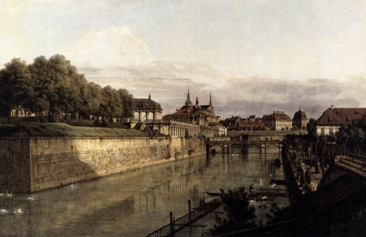 The Zwinger Moat in Dresden - Bernardo Bellotto