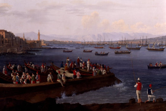 Il Golfo di Napoli vicino a Santa Lucia - Jakob-Philipp Hackert
