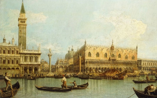 Il Molo, Venezia, dal Bacino di San Marco - Giovanni Antonio Canal detto Canaletto