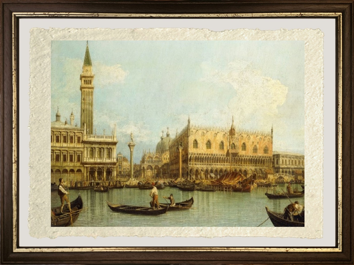 Il Molo, Venezia, dal Bacino di San Marco - Giovanni Antonio Canal detto Canaletto