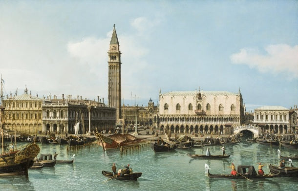 Il Molo dal Bacino di San Marco - Giovanni Antonio Canal detto Canaletto