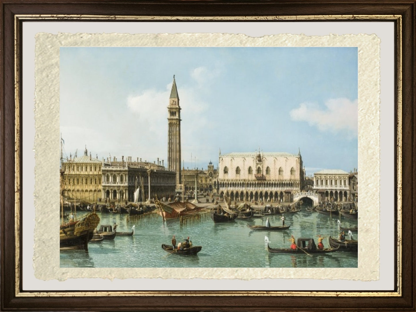 Il Molo dal Bacino di San Marco - Giovanni Antonio Canal detto Canaletto